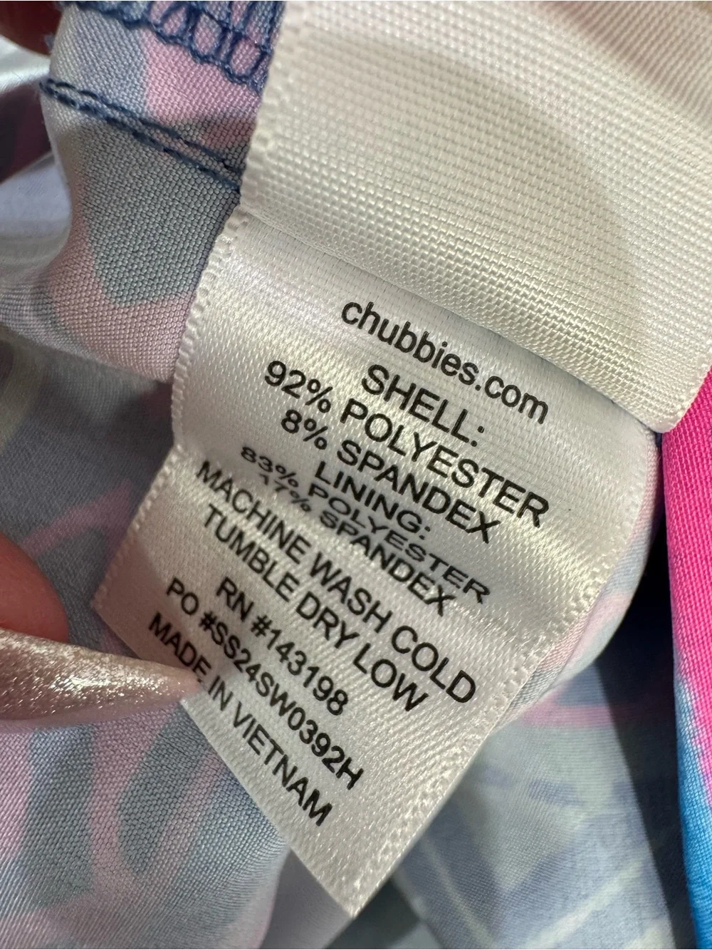 chubbies new tags